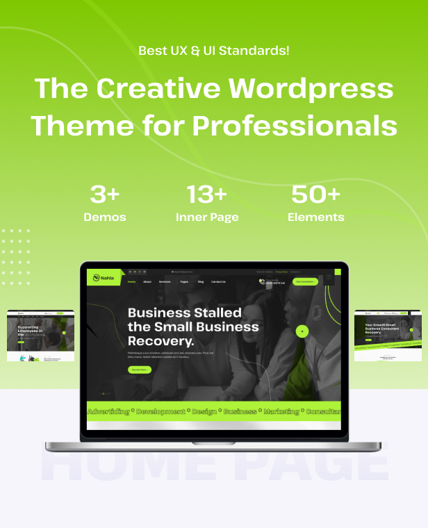 Nahla - Business Consulting WordPress Theme - 1