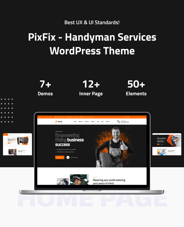 PixFix - Handyman Services WordPress Theme